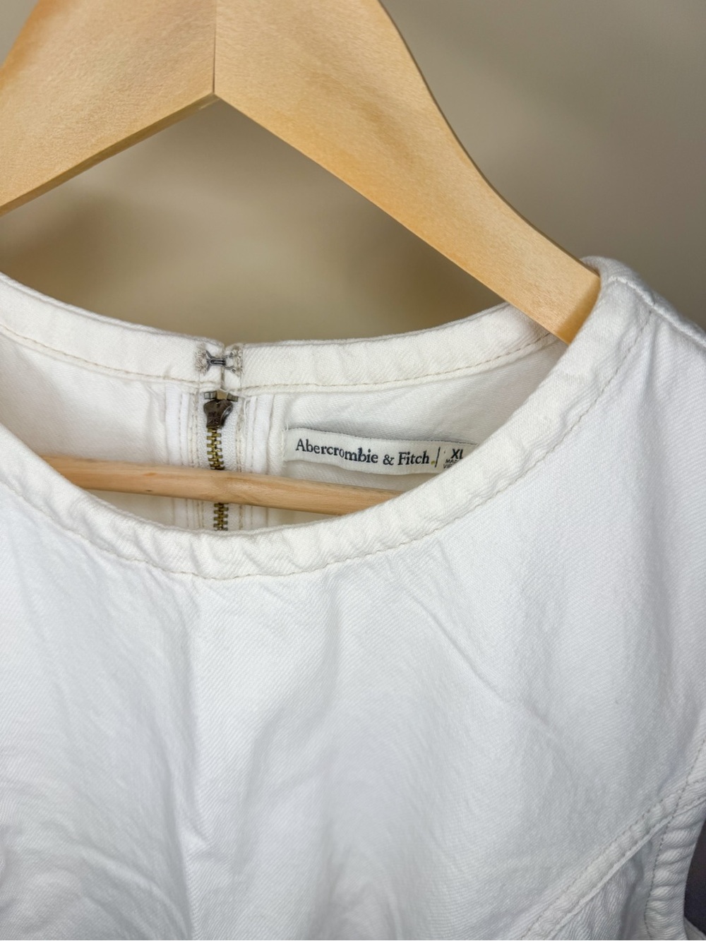 Abercrombie & Fitch White Demin Dress